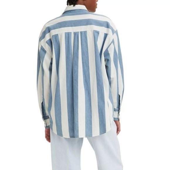 Levis Silvertab Oversized Plaid Flannel Shirt 2X - Picture 2 of 9